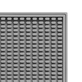 Maxbell 2x Silicone Bar Mat Non Slip Coffee Mat for Farmhouse Counter Top Bartending Gray
