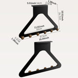 Maxbell Door Hook 6 Hooks Home Decoration Holder Rack for Hanging Towels Accessories