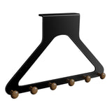 Maxbell Door Hook 6 Hooks Home Decoration Holder Rack for Hanging Towels Accessories