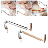 Maxbell Rolling Pin Stainless Steel Bread Making Tool for Pastry Bread Fondant