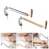 Maxbell Rolling Pin Stainless Steel Bread Making Tool for Pastry Bread Fondant