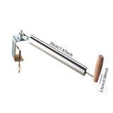 Maxbell Rolling Pin Stainless Steel Bread Making Tool for Pastry Bread Fondant