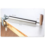 Maxbell Rolling Pin Stainless Steel Bread Making Tool for Pastry Bread Fondant
