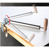 Maxbell Rolling Pin Stainless Steel Bread Making Tool for Pastry Bread Fondant