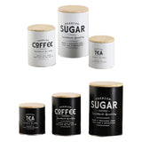 Maxbell 3x Canister Sets for Kitchen Counter Large Canisters Set for Kitchen Counter White