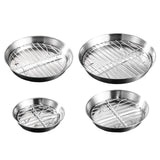 Maxbell Roasting Pan and Rack Set Oven BBQ Grilling Topper for Meat Seafood Grilling 12cm