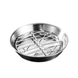 Maxbell Roasting Pan and Rack Set Oven BBQ Grilling Topper for Meat Seafood Grilling 12cm