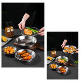 Maxbell Roasting Pan and Rack Set Oven BBQ Grilling Topper for Meat Seafood Grilling 12cm