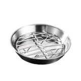 Maxbell Roasting Pan and Rack Set Oven BBQ Grilling Topper for Meat Seafood Grilling 12cm