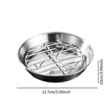 Maxbell Roasting Pan and Rack Set Oven BBQ Grilling Topper for Meat Seafood Grilling 12cm