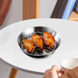 Maxbell Roasting Pan and Rack Set Oven BBQ Grilling Topper for Meat Seafood Grilling 16cm