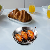 Maxbell Roasting Pan and Rack Set Oven BBQ Grilling Topper for Meat Seafood Grilling 16cm