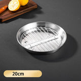 Maxbell Roasting Pan and Rack Set Oven BBQ Grilling Topper for Meat Seafood Grilling 20cm