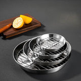 Maxbell Roasting Pan and Rack Set Oven BBQ Grilling Topper for Meat Seafood Grilling 20cm