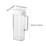 Maxbell Water Pitcher Large Capacity Water Jug with Handle for Beverage Water Picnic White