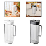 Maxbell Water Pitcher Large Capacity Water Jug with Handle for Beverage Water Picnic White
