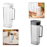Maxbell Water Pitcher Large Capacity Water Jug with Handle for Beverage Water Picnic White
