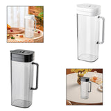 Maxbell Water Pitcher Large Capacity Water Jug with Handle for Beverage Water Picnic White