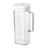 Maxbell Water Pitcher Large Capacity Water Jug with Handle for Beverage Water Picnic White