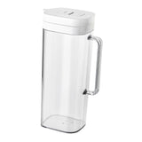 Maxbell Water Pitcher Large Capacity Water Jug with Handle for Beverage Water Picnic White