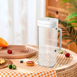 Maxbell Water Pitcher Large Capacity Water Jug with Handle for Beverage Water Picnic White