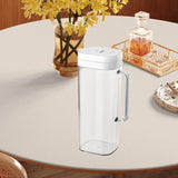 Maxbell Water Pitcher Large Capacity Water Jug with Handle for Beverage Water Picnic White