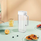 Maxbell Water Pitcher Large Capacity Water Jug with Handle for Beverage Water Picnic White