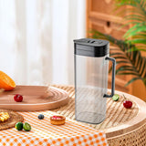Maxbell Water Pitcher Large Capacity Water Jug with Handle for Beverage Water Picnic Black