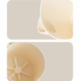 Maxbell Electric Egg Beater Rice Washer Manual Egg Mixer for Whipping Mixing Washing Beige