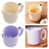 Maxbell Electric Egg Beater Rice Washer Manual Egg Mixer for Whipping Mixing Washing Beige