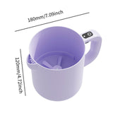 Maxbell Electric Egg Beater Rice Washer Manual Egg Mixer for Whipping Mixing Washing Violet