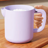 Maxbell Electric Egg Beater Rice Washer Manual Egg Mixer for Whipping Mixing Washing Violet