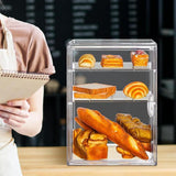 Maxbell Bakery Pastry Display Case Adjustable Pastry Showcase for Store Donut Shower