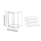 Maxbell Bakery Pastry Display Case Adjustable Pastry Showcase for Store Donut Shower