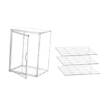 Maxbell Bakery Pastry Display Case Adjustable Pastry Showcase for Store Donut Shower