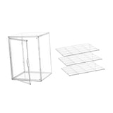 Maxbell Bakery Pastry Display Case Adjustable Pastry Showcase for Store Donut Shower