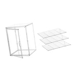 Maxbell Bakery Pastry Display Case Adjustable Pastry Showcase for Store Donut Shower