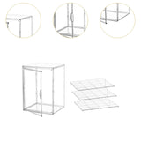 Maxbell Bakery Pastry Display Case Adjustable Pastry Showcase for Store Donut Shower