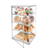 Maxbell Bakery Pastry Display Case Adjustable Pastry Showcase for Store Donut Shower