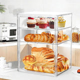 Maxbell Bakery Pastry Display Case Adjustable Pastry Showcase for Store Donut Shower