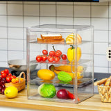 Maxbell Bakery Pastry Display Case Adjustable Pastry Showcase for Store Donut Shower