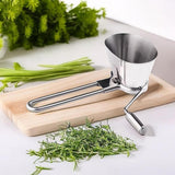 Maxbell Manual Garlic Grinder Vegetable Rotate Handle Multifunctional Kitchen Gadget