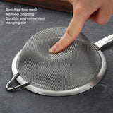 Maxbell Colander Sifter Kitchen Food Sieve Pasta Flour Easy Clean Fine Mesh Strainer L 32cm Dia 12cm