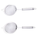 Maxbell Colander Sifter Kitchen Food Sieve Pasta Flour Easy Clean Fine Mesh Strainer L 32cm Dia 12cm