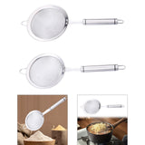 Maxbell Colander Sifter Kitchen Food Sieve Pasta Flour Easy Clean Fine Mesh Strainer L 32cm Dia 12cm