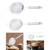 Maxbell Colander Sifter Kitchen Food Sieve Pasta Flour Easy Clean Fine Mesh Strainer L 32cm Dia 12cm
