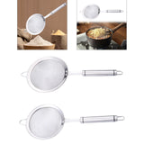 Maxbell Colander Sifter Kitchen Food Sieve Pasta Flour Easy Clean Fine Mesh Strainer L 32cm Dia 12cm