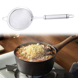 Maxbell Colander Sifter Kitchen Food Sieve Pasta Flour Easy Clean Fine Mesh Strainer L 32cm Dia 12cm
