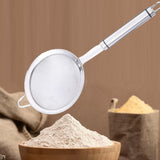 Maxbell Colander Sifter Kitchen Food Sieve Pasta Flour Easy Clean Fine Mesh Strainer L 32cm Dia 12cm