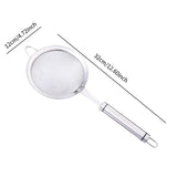 Maxbell Colander Sifter Kitchen Food Sieve Pasta Flour Easy Clean Fine Mesh Strainer L 32cm Dia 12cm
